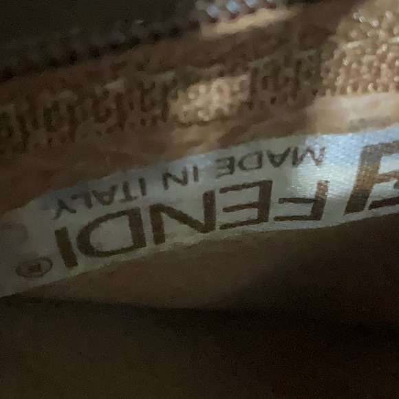 ❌Sold❌Vintage Fendi Brown Woven Leather Small Crossbody Bag - Picture 16 of 16